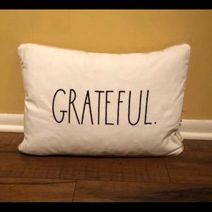Rae Dunn 14x30 Grateful Decorative Pillow